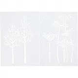 Schablone, Herbst, A4, Blatt 210x297 mm, 1 Stk