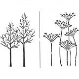 Schablone, Herbst, A4, Blatt 210x297 mm, 1 Stk