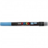 Posca Marker , PCF350, Strichstärke 1-10 mm, Pinsel, Hellblau, 1 Stk