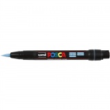 Posca Marker , PCF350, Strichstärke 1-10 mm, Pinsel, Hellblau, 1 Stk