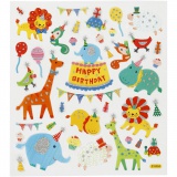 Sticker, Tier-Orchester, Blatt 15x16,5 cm, 1 Bl.