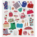 Sticker, Gartenleben, Blatt 15x16,5 cm, 1 Bl.