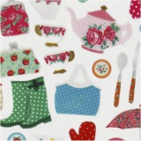 Sticker, Gartenleben, Blatt 15x16,5 cm, 1 Bl.