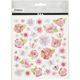 Sticker, Frühlingsblumen, 15x16,5 cm, 1 Bl.