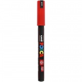 Posca Marker , PC-1MR, Strichstärke 0,7 mm, extrafein, Rot, 1 Stk
