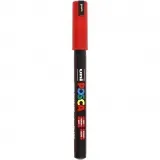 Posca Marker , Nr. PC-1MR, Strichstärke 0,7 mm, extrafein, Rot, 1 Stk