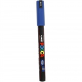 Posca Marker , Strichstärke 0,7 mm, Blau, 1 Stk