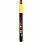 Posca Marker , PC-1MR, Strichstärke 0,7 mm, extrafein, Gelb, 1 Stk