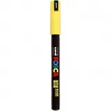 Posca Marker , Nr. PC-1MR, Strichstärke 0,7 mm, extrafein, Gelb, 1 Stk