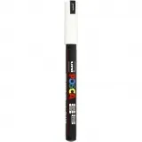 Posca Marker , Nr. PC-1MR, Strichstärke 0,7 mm, extrafein, Weiß, 1 Stk