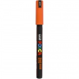 Posca Marker , PC-1MR, Strichstärke 0,7 mm, extrafein, Orange, 1 Stk