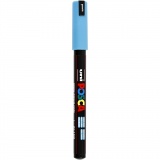 Posca Marker , PC-1MR, Strichstärke 0,7 mm, extrafein, Hellblau, 1 Stk