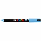 Posca Marker , PC-1MR, Strichstärke 0,7 mm, extrafein, Hellblau, 1 Stk