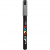 Posca Marker , PC-1MR, Strichstärke 0,7 mm, extrafein, Silber, 1 Stk