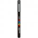 Posca Marker , Nr. PC-1MR, Strichstärke 0,7 mm, extrafein, Silber, 1 Stk
