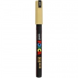 Posca Marker , PC-1MR, Strichstärke 0,7 mm, extrafein, Gold, 1 Stk