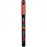Posca Marker , Nr. PC-1MR, Strichstärke 0,7 mm, extrafein, Metallic-Rot, 1 Stk