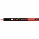 Posca Marker , PC-1MR, Strichstärke 0,7 mm, extrafein, Metallic-Rot, 1 Stk