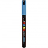 Posca Marker , PC-1MR, Strichstärke 0,7 mm, extrafein, Metallic-Blau, 1 Stk