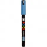 Posca Marker , Nr. PC-1MR, Strichstärke 0,7 mm, extrafein, Metallic-Blau, 1 Stk