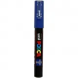 Posca Marker , Nr. PC-1M, Strichstärke 0,7 mm, extrafein, Blau, 1 Stk
