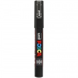 Posca Marker , PC-1M, Strichstärke 0,7 mm, extrafein, Schwarz, 1 Stk