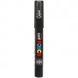 Posca Marker , Nr. PC-1M, Strichstärke 0,7 mm, extrafein, Schwarz, 1 Stk