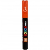 Posca Marker , Nr. PC-1M, Strichstärke 0,7 mm, Orange, 1 Stk