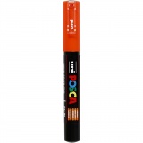 Posca Marker , PC-1M, Strichstärke 0,7 mm, extrafein, Orange, 1 Stk