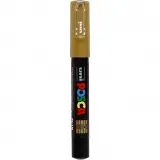Posca Marker , Nr. PC-1M, Strichstärke 0,7 mm, extrafein, Gold, 1 Stk