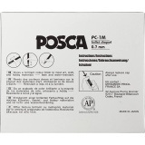 Posca Marker , PC-1M, Strichstärke 0,7 mm, extrafein, Sortierte Farben, 12 Stk/ 1 Pck