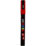 Posca Marker , PC-3M, Strichstärke 0,9-1,3 mm, fein, Rot, 1 Stk