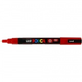 Posca Marker , PC-3M, Strichstärke 0,9-1,3 mm, fein, Rot, 1 Stk
