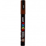 Posca Marker , PC-3M, Strichstärke 0,9-1,3 mm, fein, Braun, 1 Stk