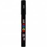 Posca Marker , PC-3M, Strichstärke 0,9-1,3 mm, fein, Schwarz, 1 Stk