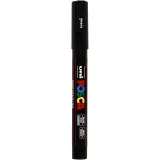 Posca Marker , Nr. PC-3M, Strichstärke 0,9-1,3 mm, fein, Schwarz, 1 Stk