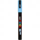 Posca Marker , Nr. PC-3M, Strichstärke 0,9-1,3 mm, fein, Hellblau, 1 Stk