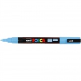 Posca Marker , PC-3M, Strichstärke 0,9-1,3 mm, fein, Hellblau, 1 Stk