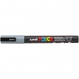 Posca Marker , PC-3M, Strichstärke 0,9-1,3 mm, fein, Grau, 1 Stk