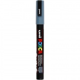 Posca Marker , PC-3M, Strichstärke 0,9-1,3 mm, fein, Schiefergrau, 1 Stk