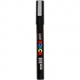 Posca Marker , Nr. PC-3M, Strichstärke 0,9-1,3 mm, fein, Silber, 1 Stk