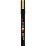 Posca Marker , PC-3M, Strichstärke 0,9-1,3 mm, fein, Gold, 1 Stk
