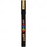 Posca Marker , Nr. PC-3M, Strichstärke 0,9-1,3 mm, fein, Gold, 1 Stk