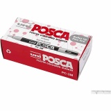 Posca Marker , PC-3M, Strichstärke 0,9-1,3 mm, fein, Sortierte Farben, 12 Stk/ 1 Pck