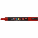 Posca Marker , PC-5M, Strichstärke 2,5 mm, Medium, Rot, 1 Stk