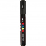 Posca Marker , PC-5M, Strichstärke 2,5 mm, Medium, Schwarz, 1 Stk