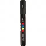 Posca Marker , Nr. PC-5M, Strichstärke 2,5 mm, Medium, Schwarz, 1 Stk