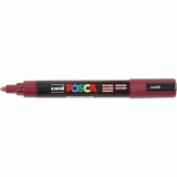 Posca Marker , PC-5M, Strichstärke 2,5 mm, Medium, Bordeaux, 1 Stk