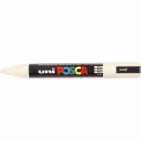 Posca Marker , PC-5M, Strichstärke 2,5 mm, Medium, Beige, 1 Stk
