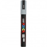 Posca Marker , PC-5M, Strichstärke 2,5 mm, Medium, Grau, 1 Stk